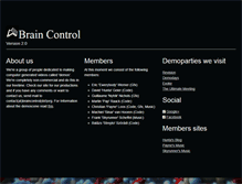 Tablet Screenshot of braincontrol.org